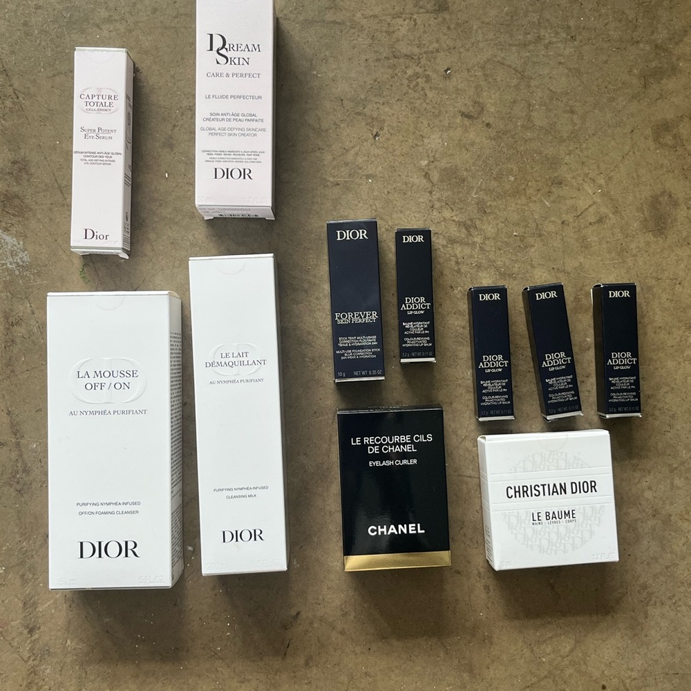 Dior and Chanel Beauty Skincare Boxes - EMPTY